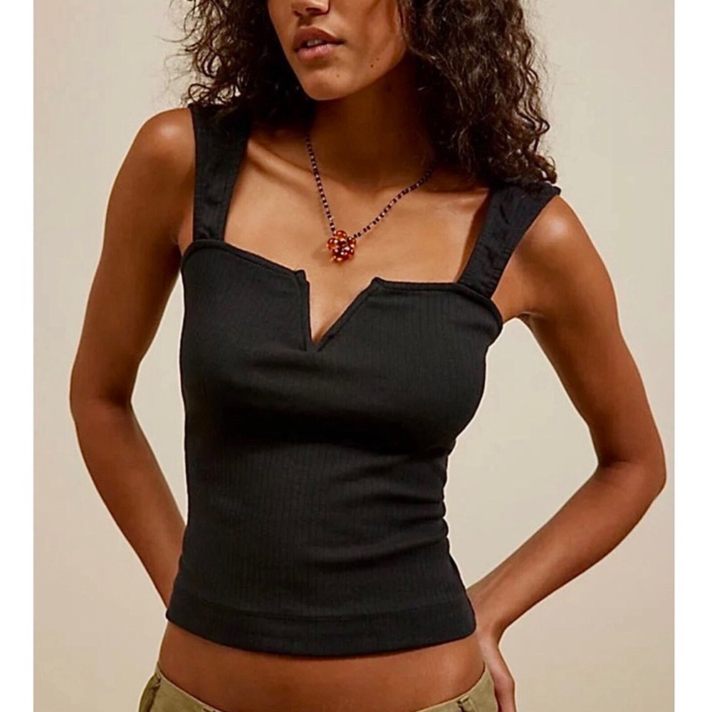 NWOT Free People Maisie V-Wire Top